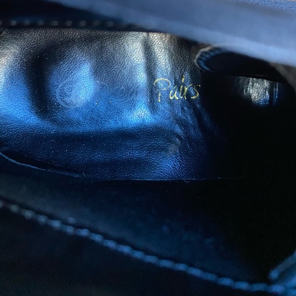 Dream Paris Tomson woman’s black suede tie Booties Wedge shoes size 10 - Picture 7 of 9